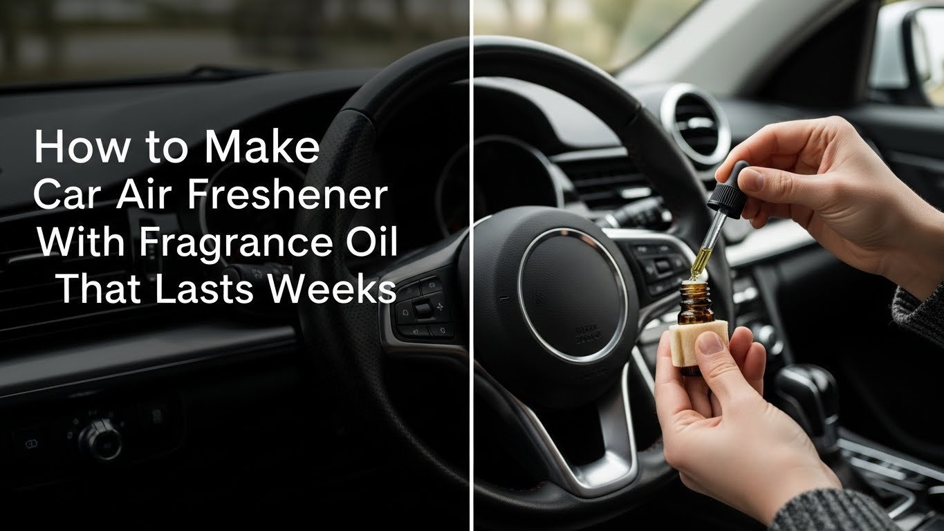 How to Make Car Air Freshener With Fragrance Oil That Lasts Weeks