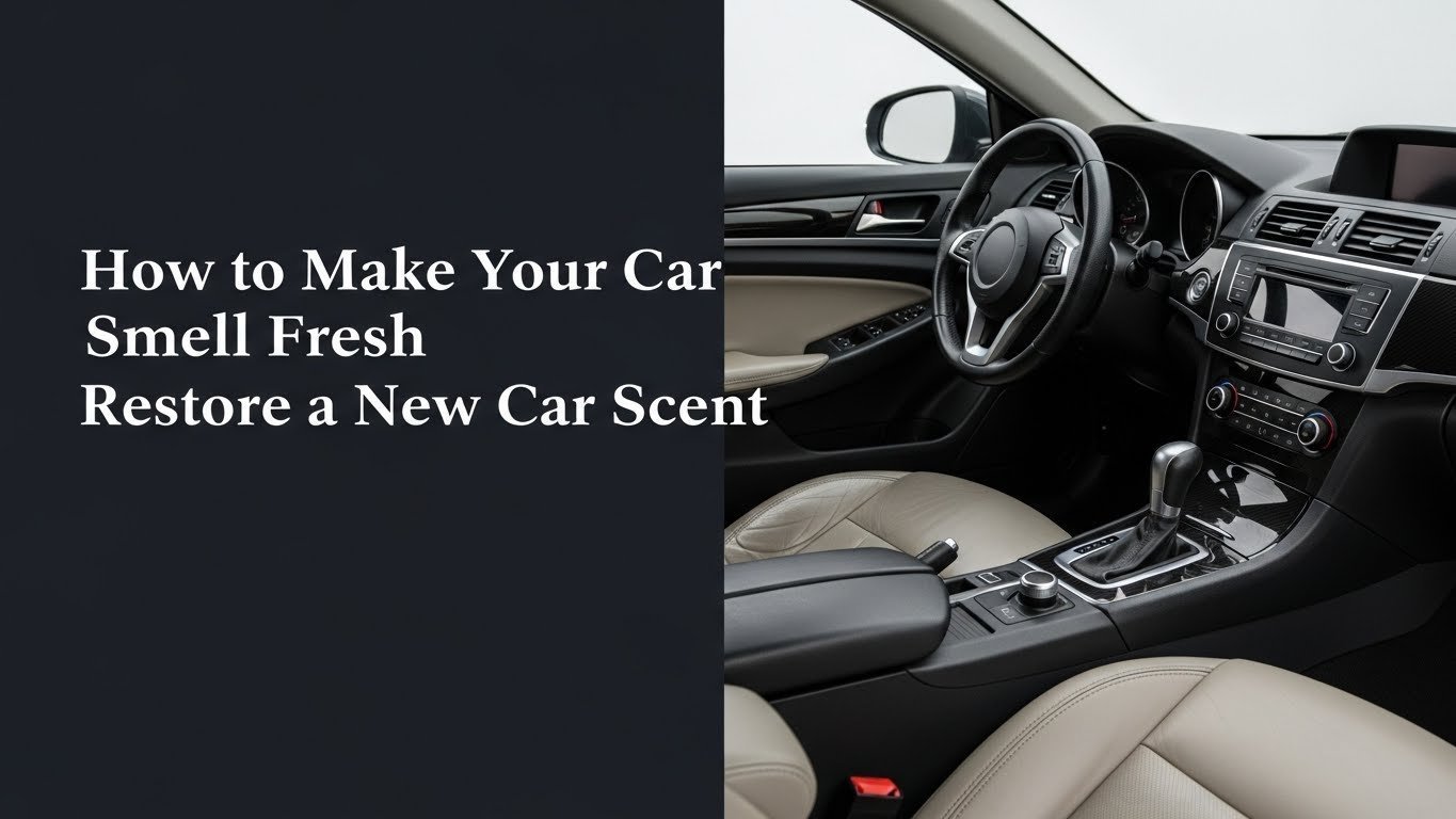 How to Make Your Car Smell Fresh Restore a New Car Scent