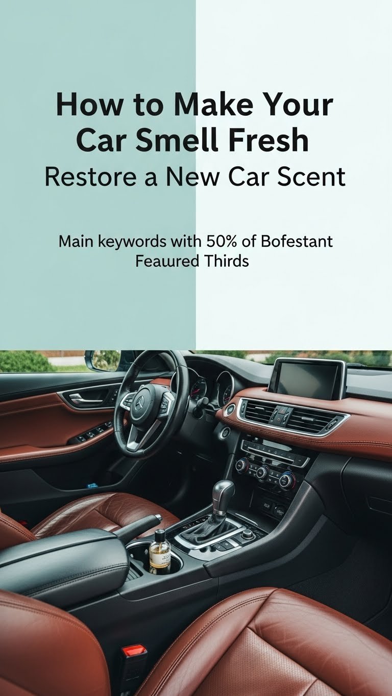 how to make car smell fresh