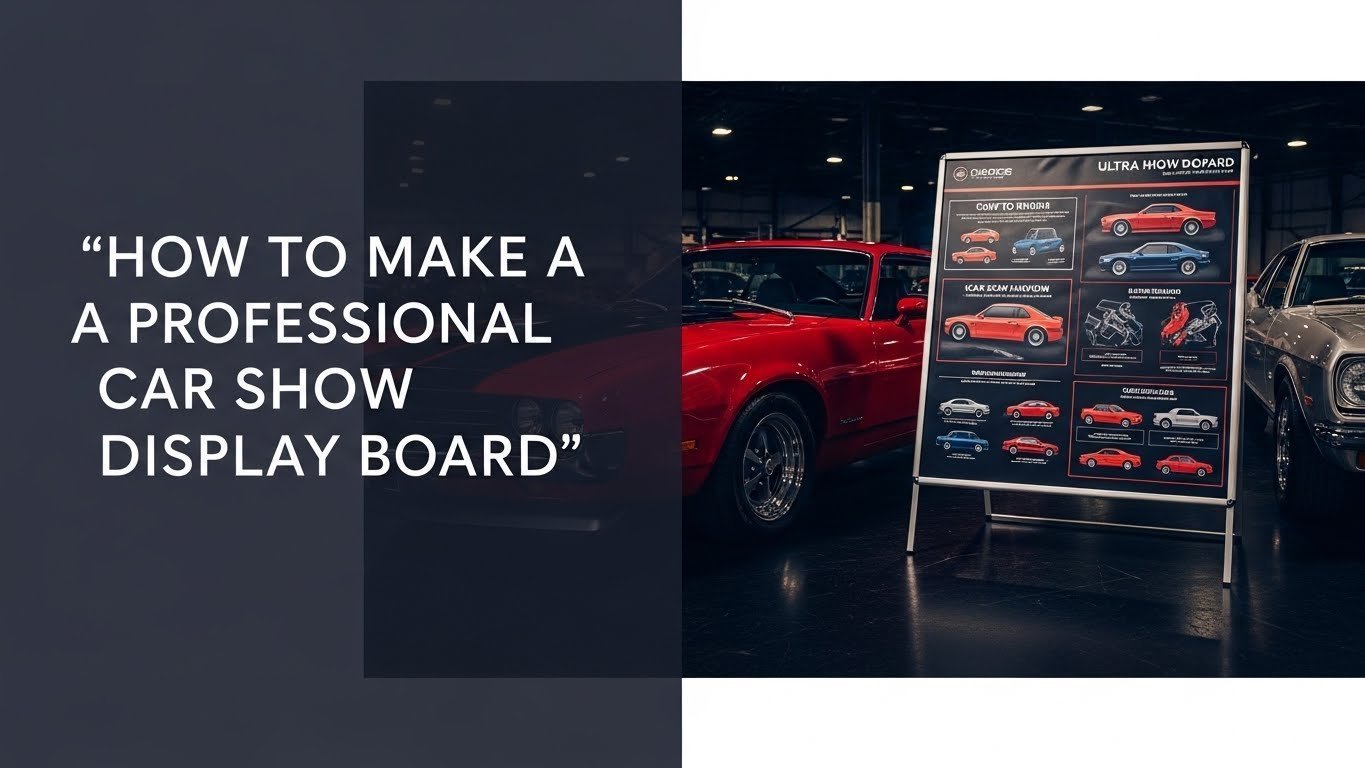 How to Make a Professional Car Show Display Board