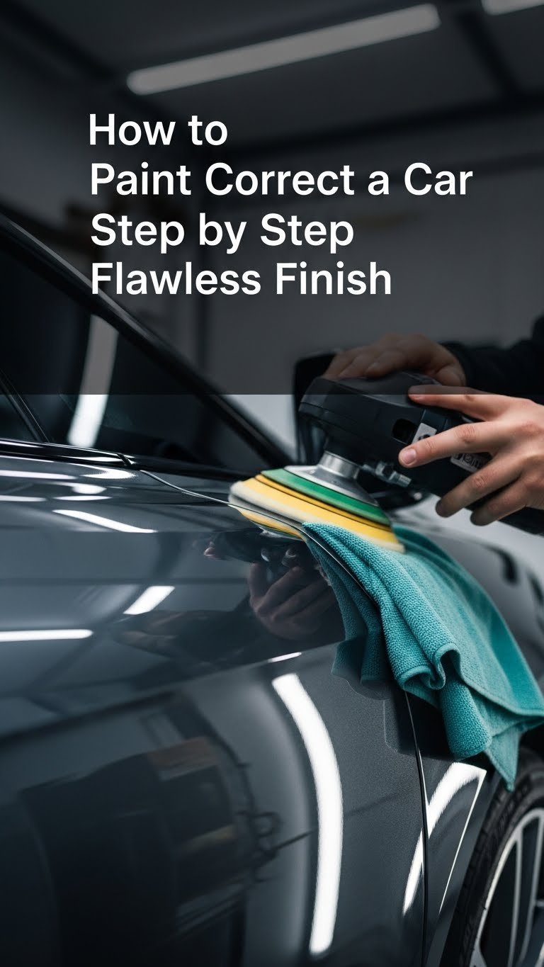 how to paint correct a car
