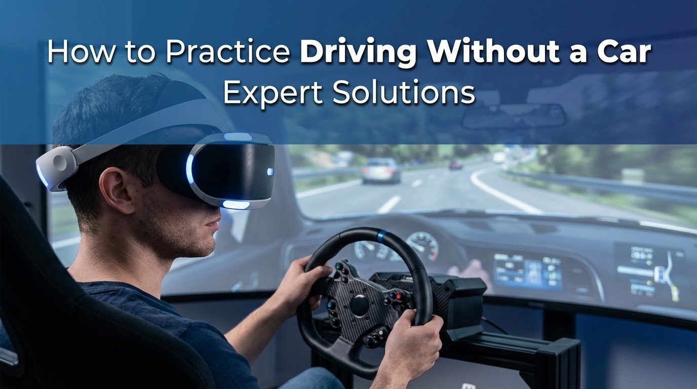 how to practice driving without car
