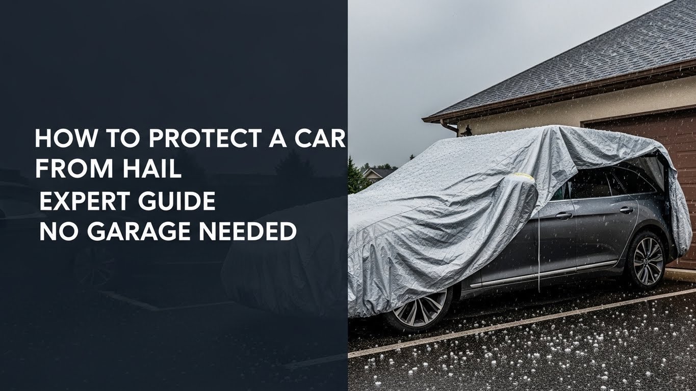 How to Protect a Car from Hail Expert Guide No Garage Needed