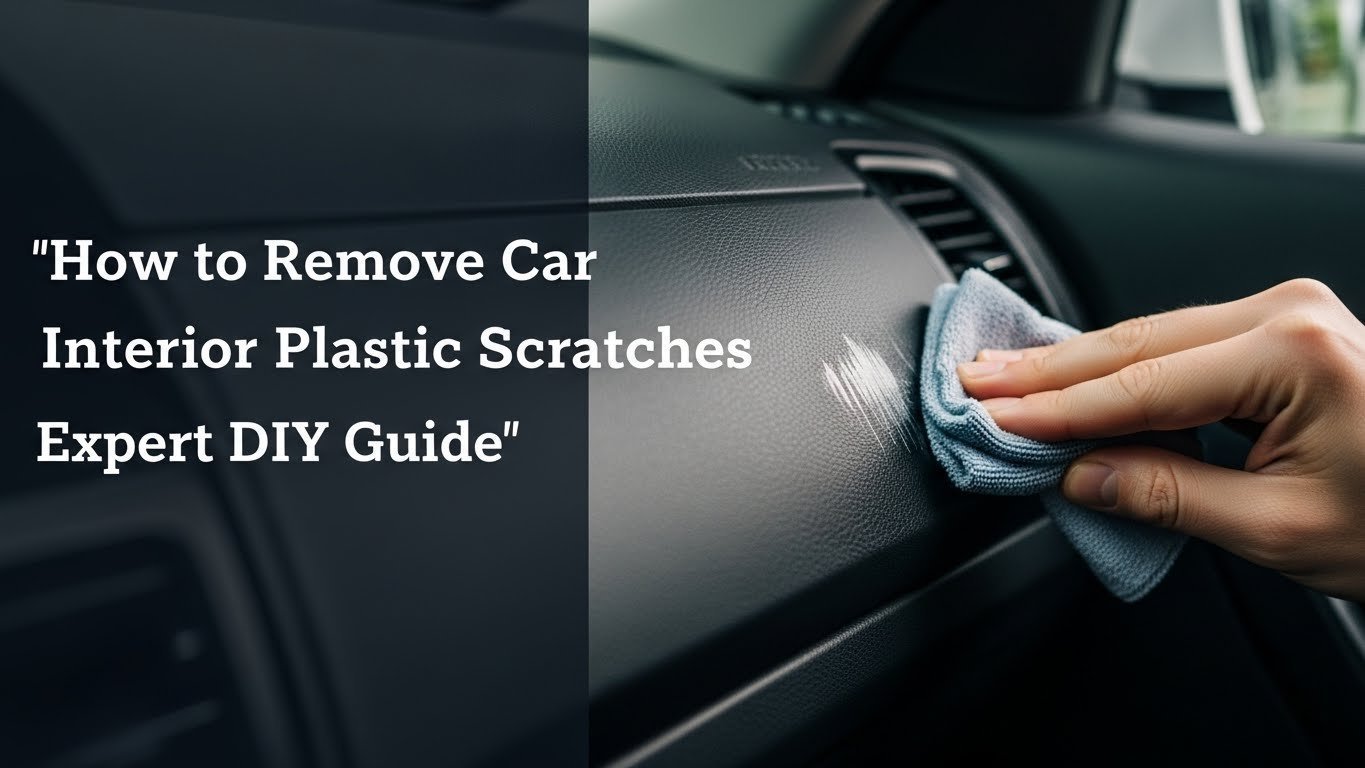 How to Remove Car Interior Plastic Scratches Expert DIY Guide