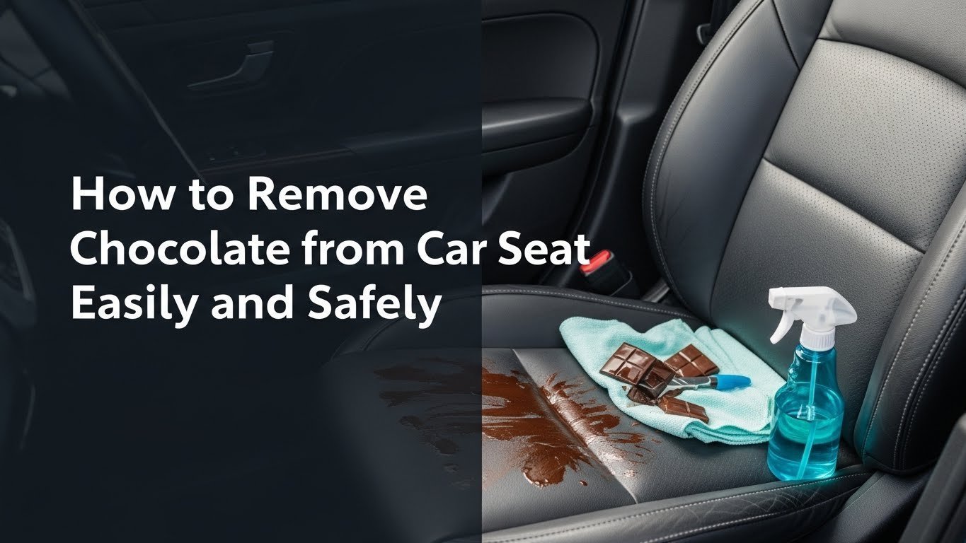 How to Remove Chocolate from Car Seat Easily and Safely