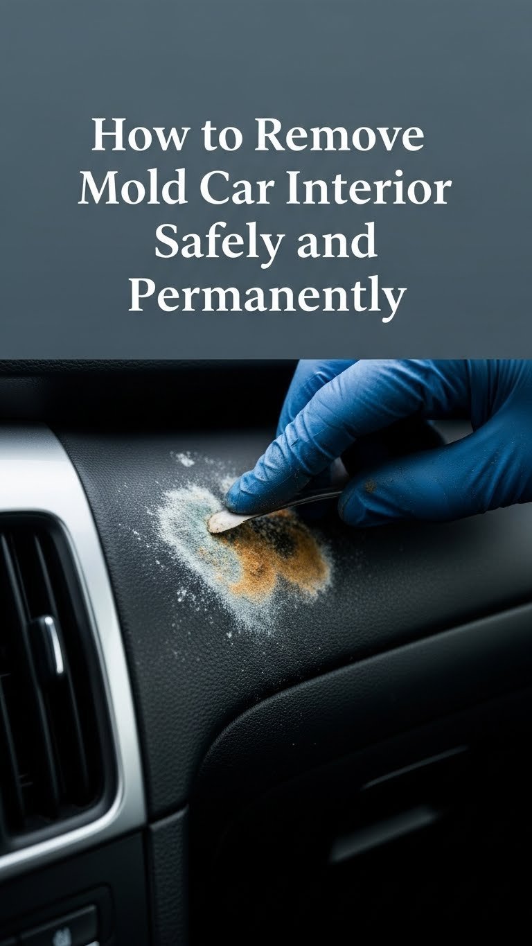 How to Remove Mold Car Interior Safely and Permanently 1 how to remove mold car interior