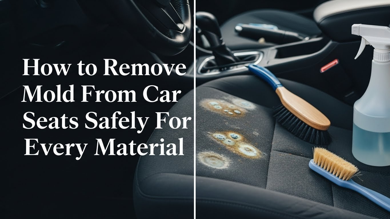 How to Remove Mold From Car Seats Safely For Every Material