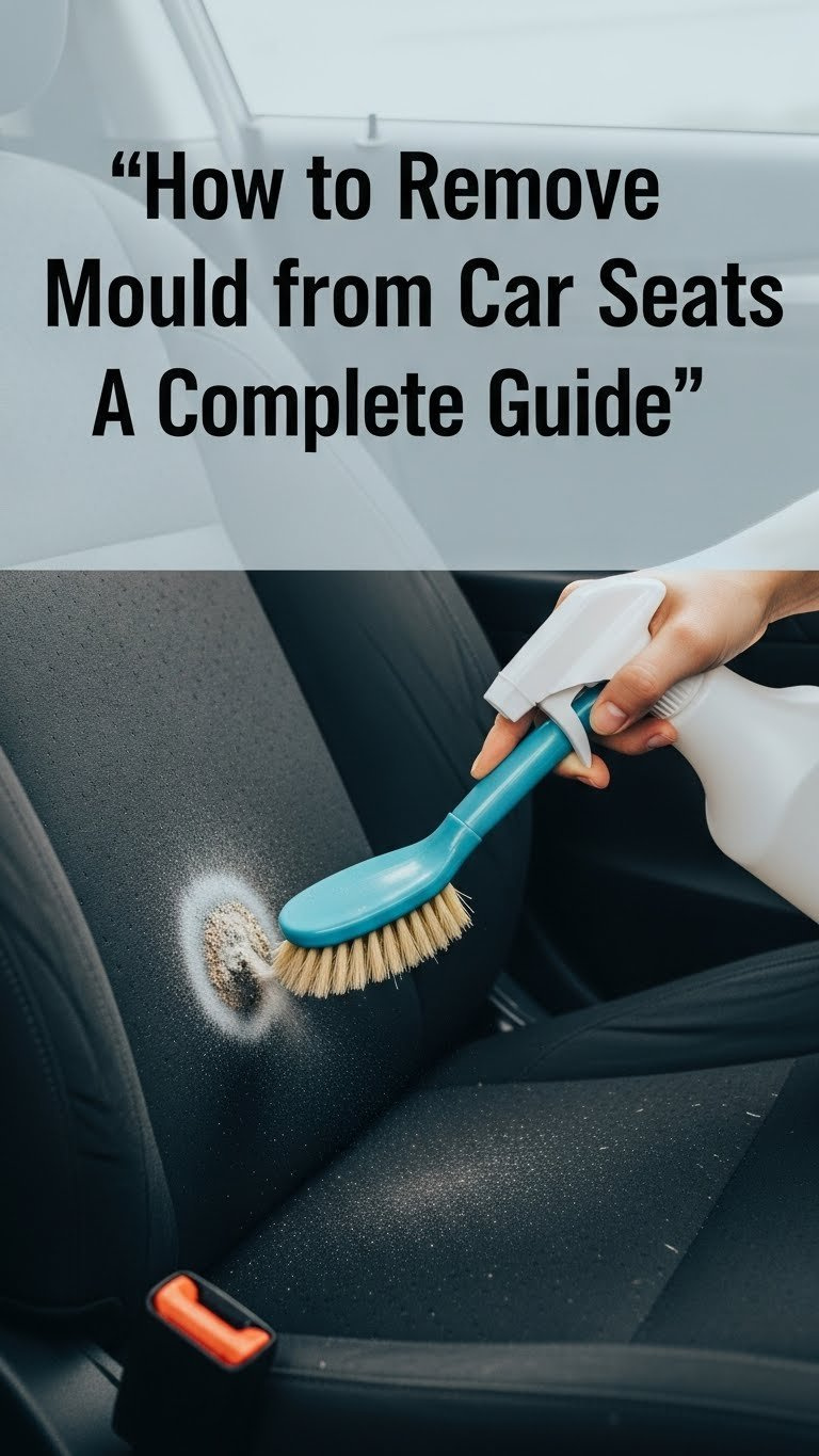 how to remove mould from car seats