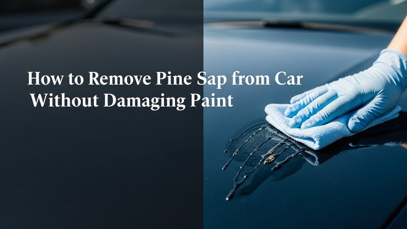 How to Remove Pine Sap from Car Without Damaging Paint