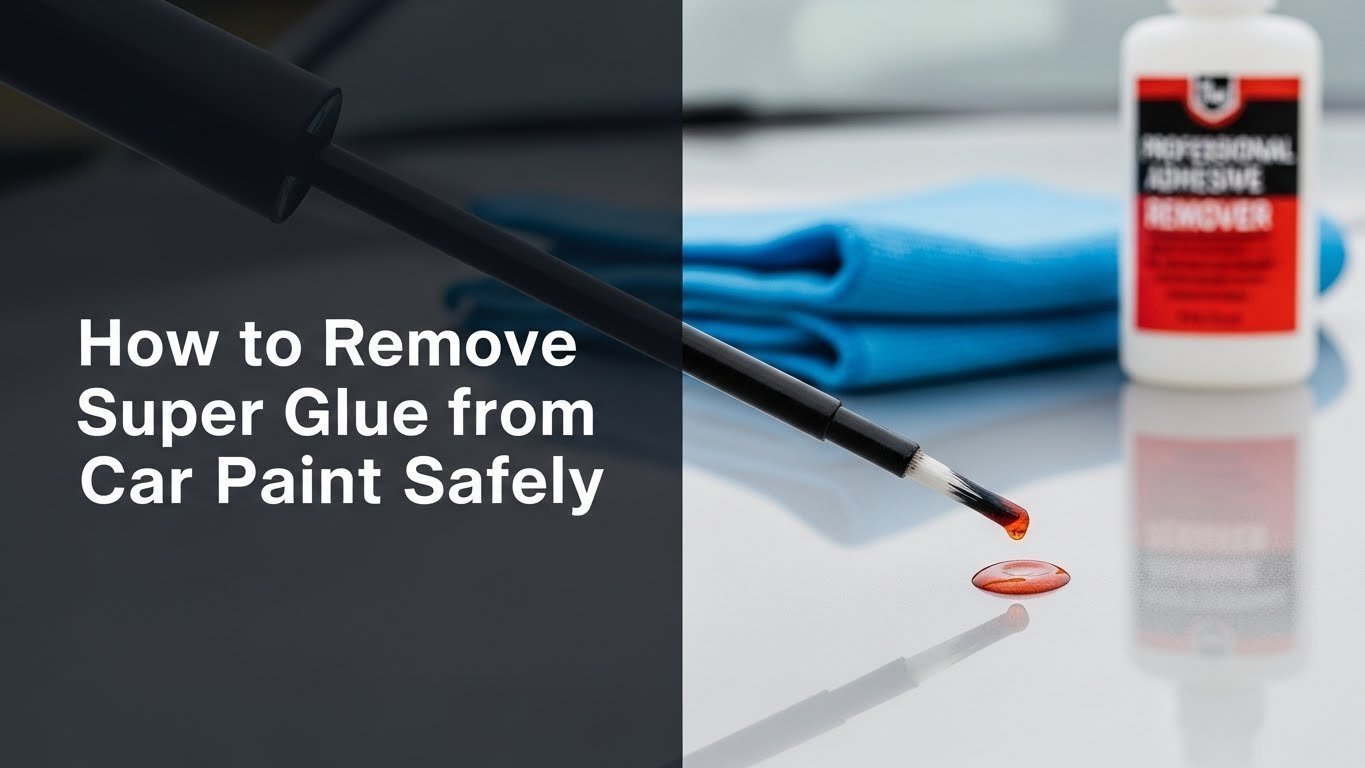 How to Remove Super Glue from Car Paint Safely