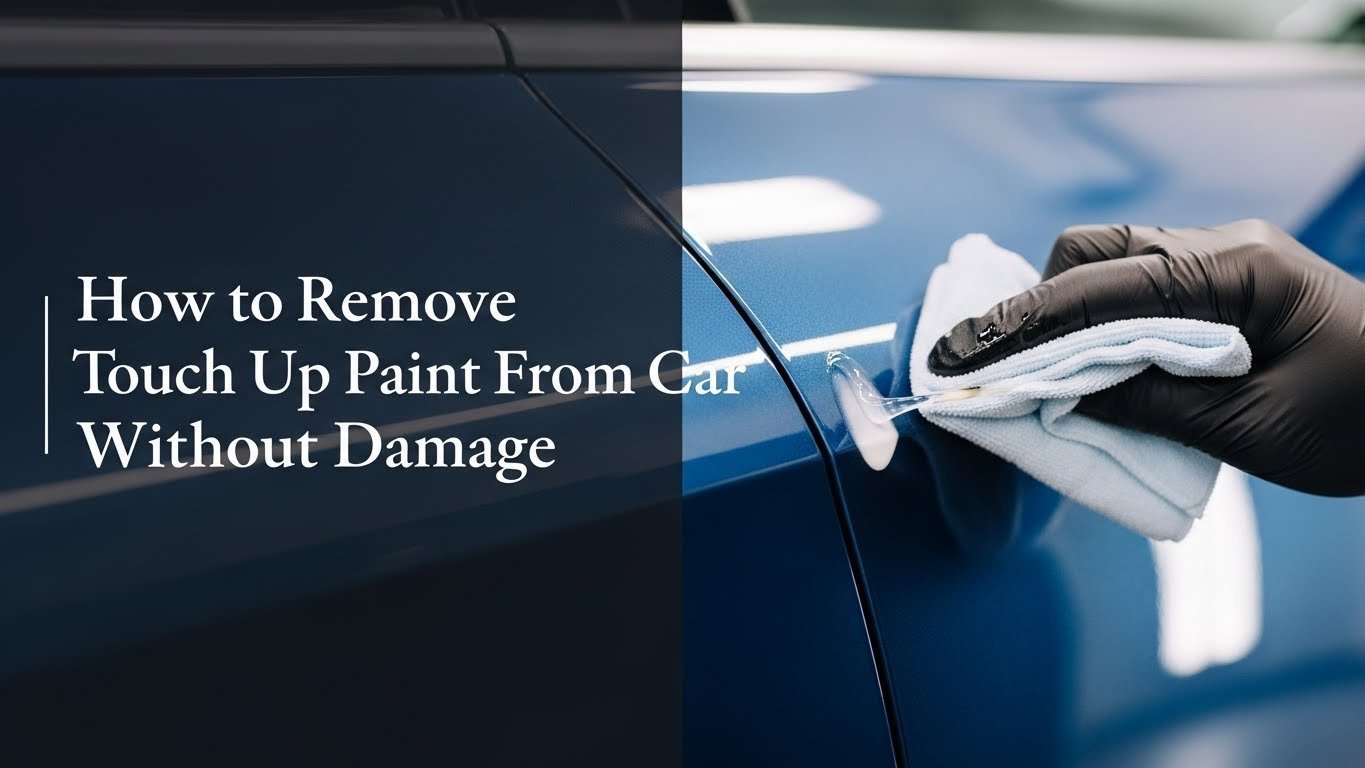 How to Remove Touch Up Paint From Car Without Damage