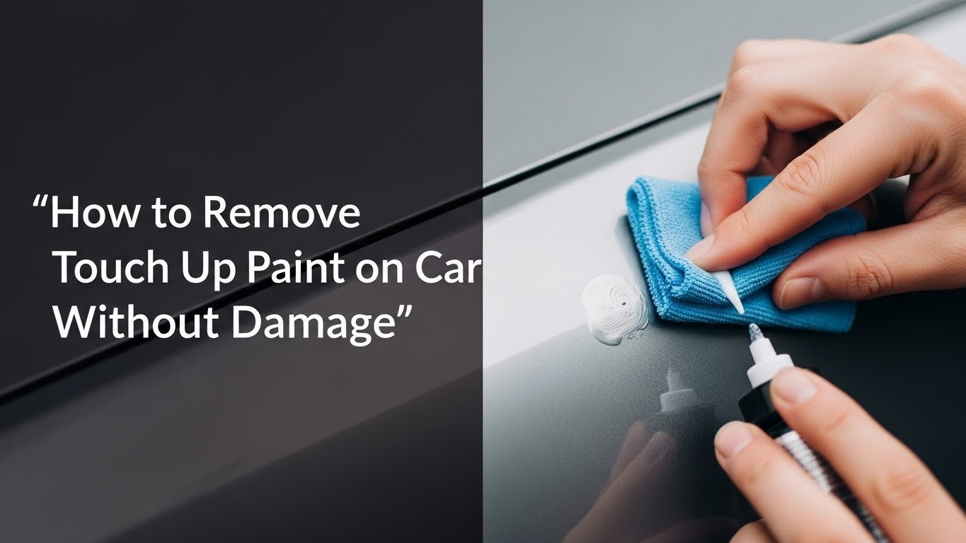 How to Remove Touch Up Paint on Car Without Damage