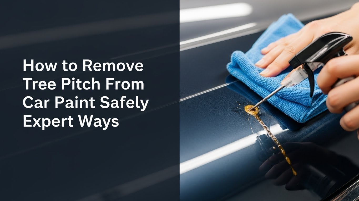How to Remove Tree Pitch From Car Paint Safely Expert Ways
