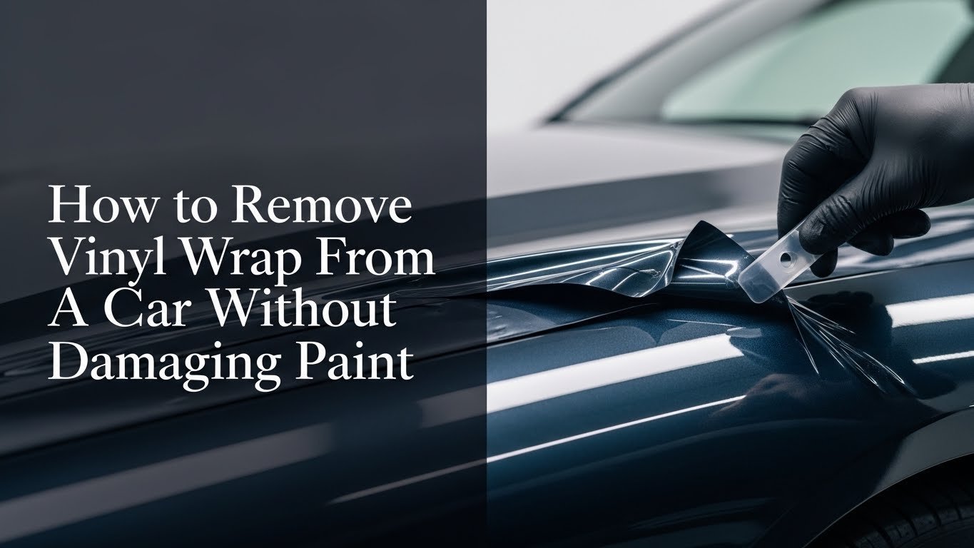 How to Remove Vinyl Wrap From a Car Without Damaging Paint