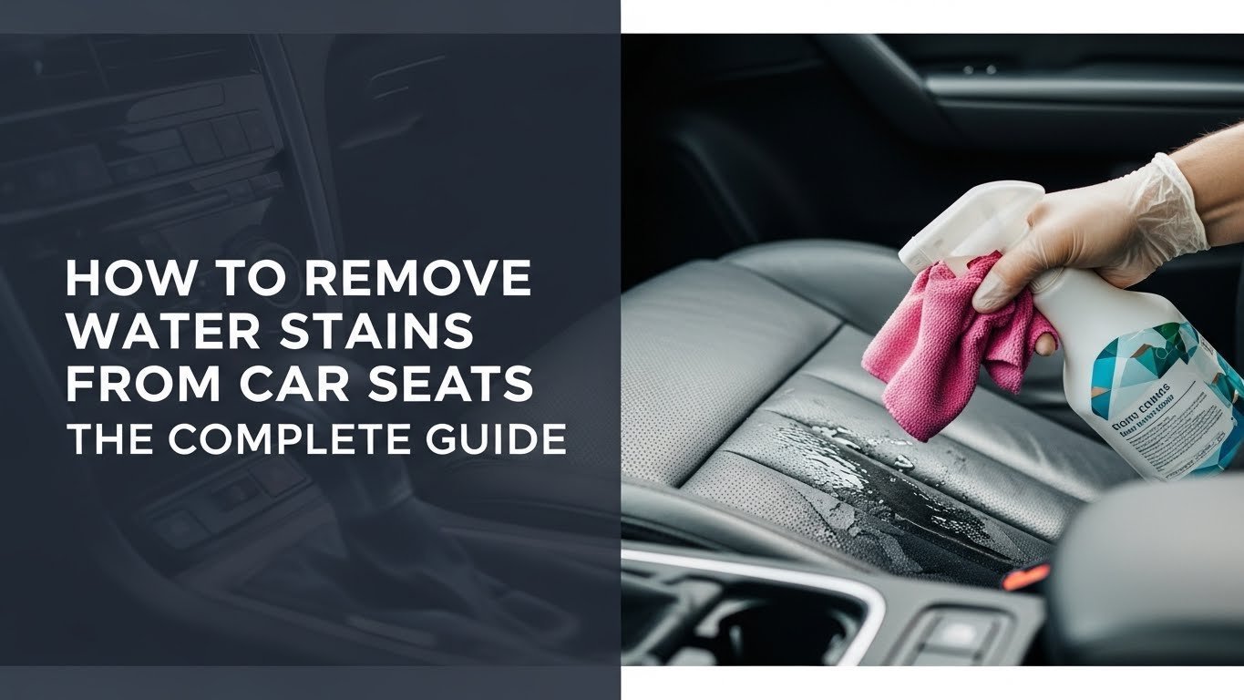 How to Remove Water Stains From Car Seats The Complete Guide