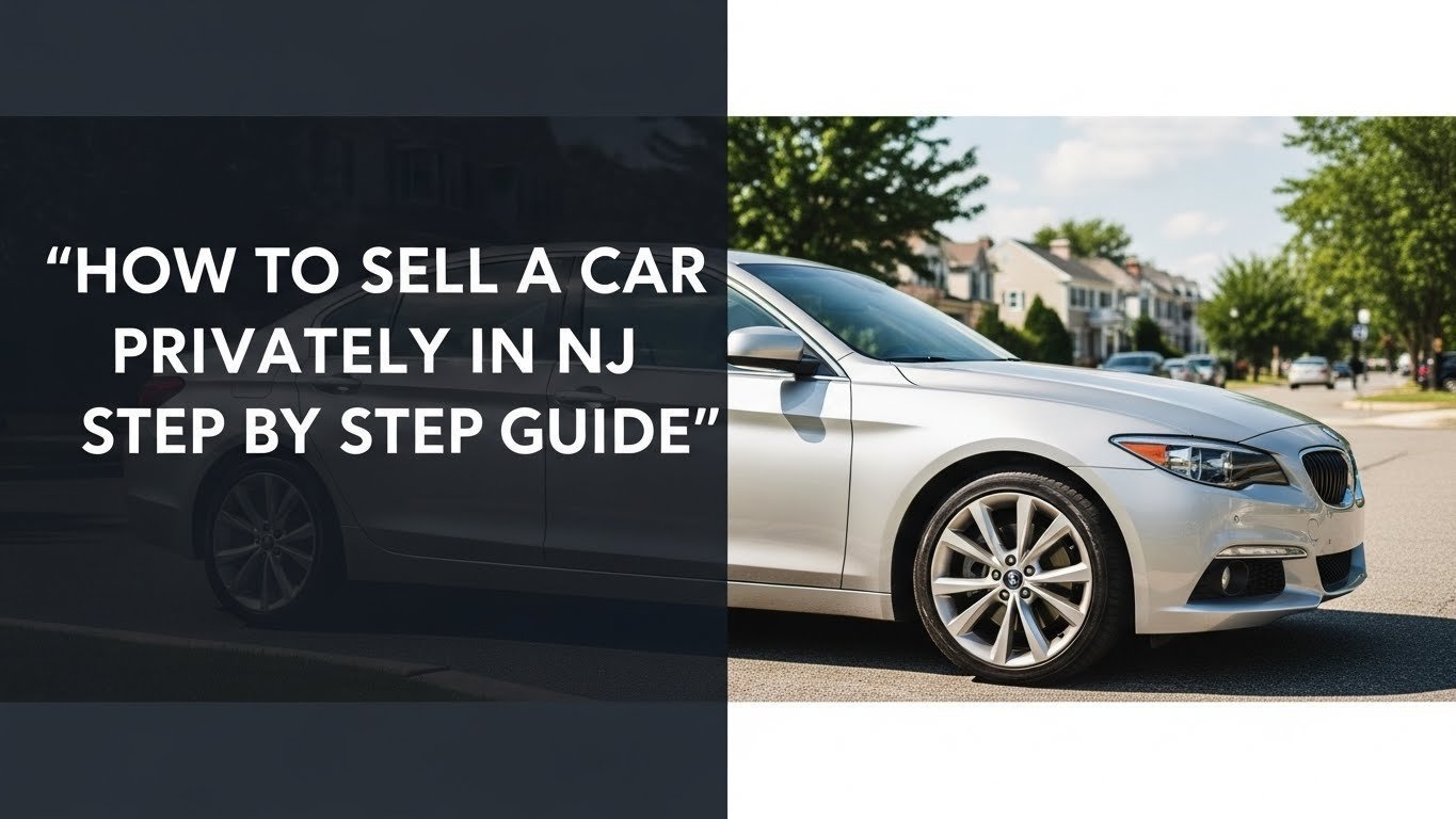 How to Sell a Car Privately in NJ Step by Step Guide
