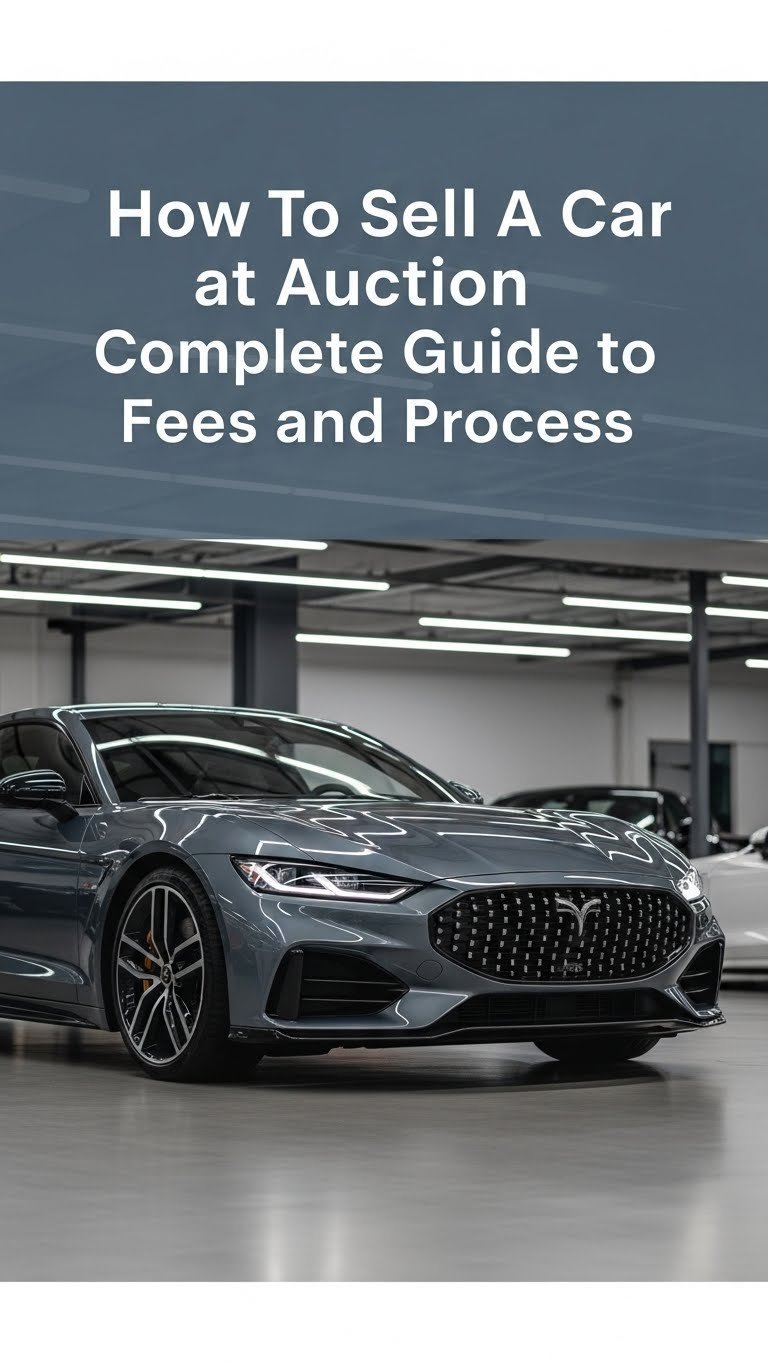 how to sell a car at auction
