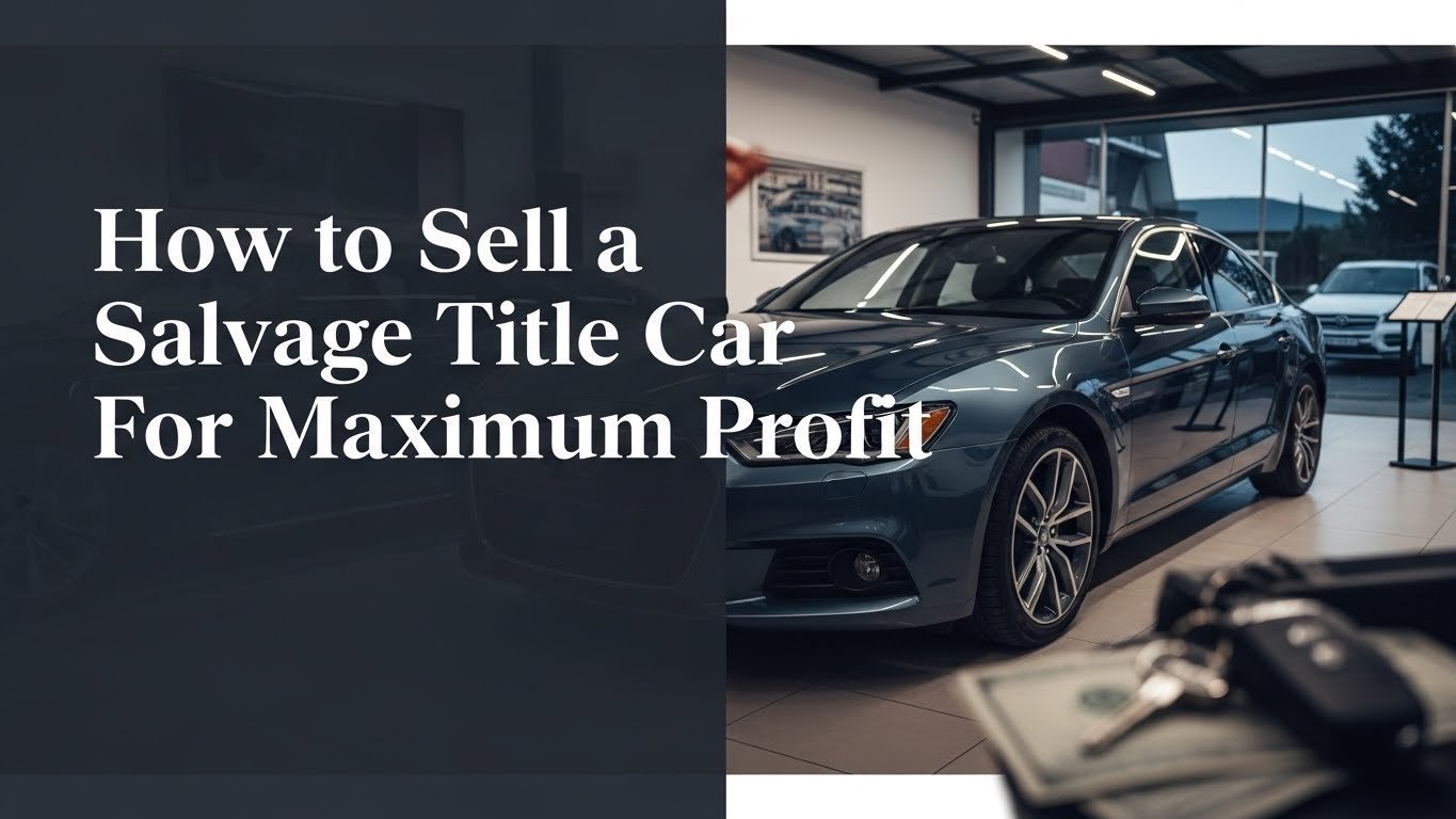 How to Sell a Salvage Title Car For Maximum Profit