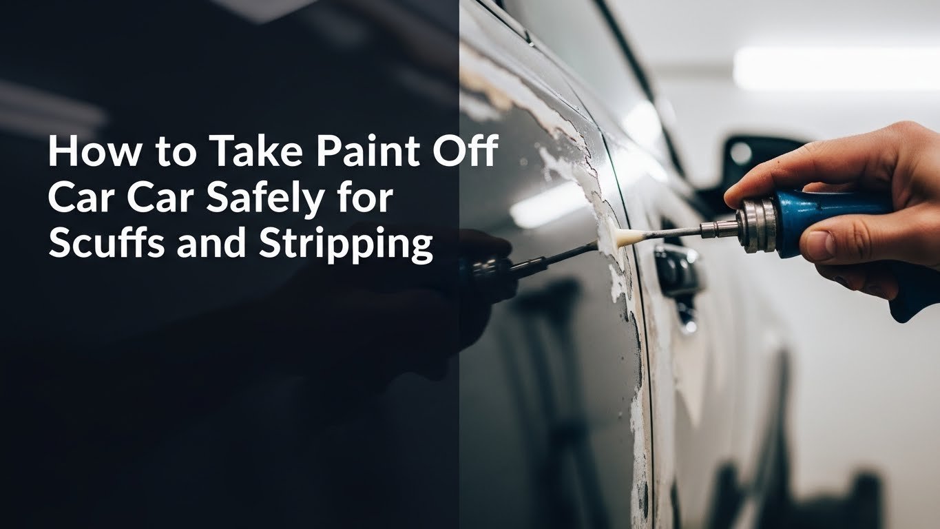How to Take Paint Off Car Safely for Scuffs and Stripping