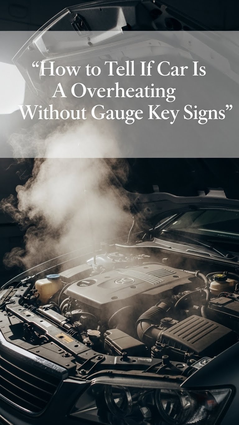 How to Tell If Car Is Overheating Without Gauge Key Signs 1 how to tell if car is overheating without gauge