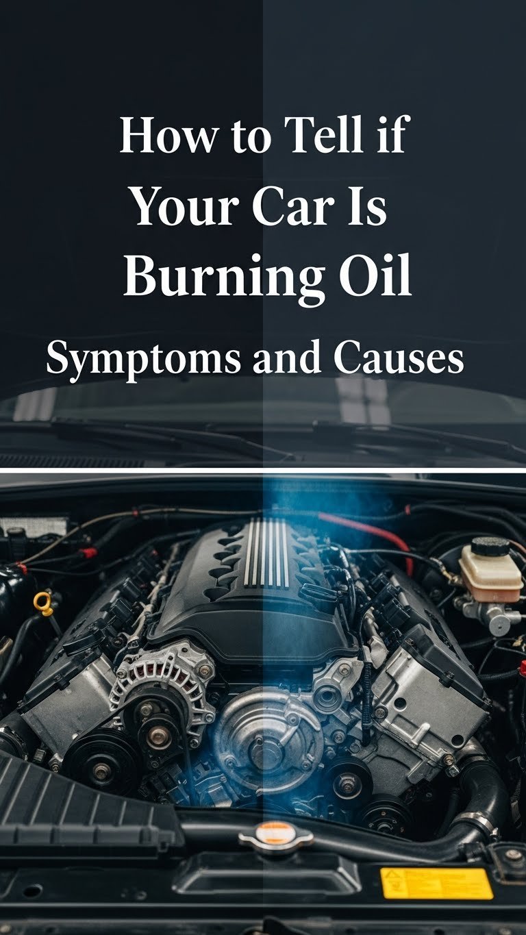 how to tell if car is burning oil