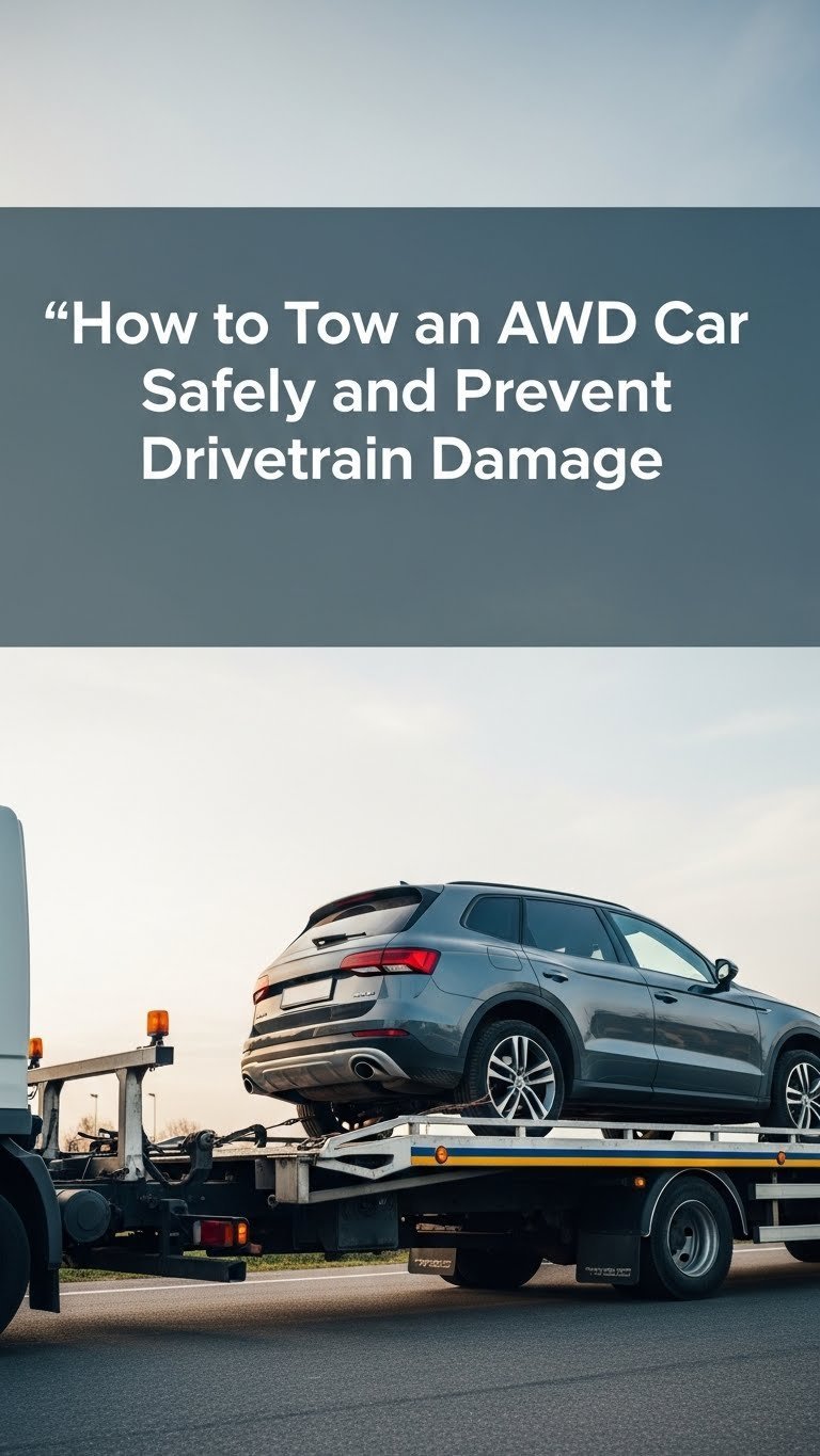 how to tow an awd car