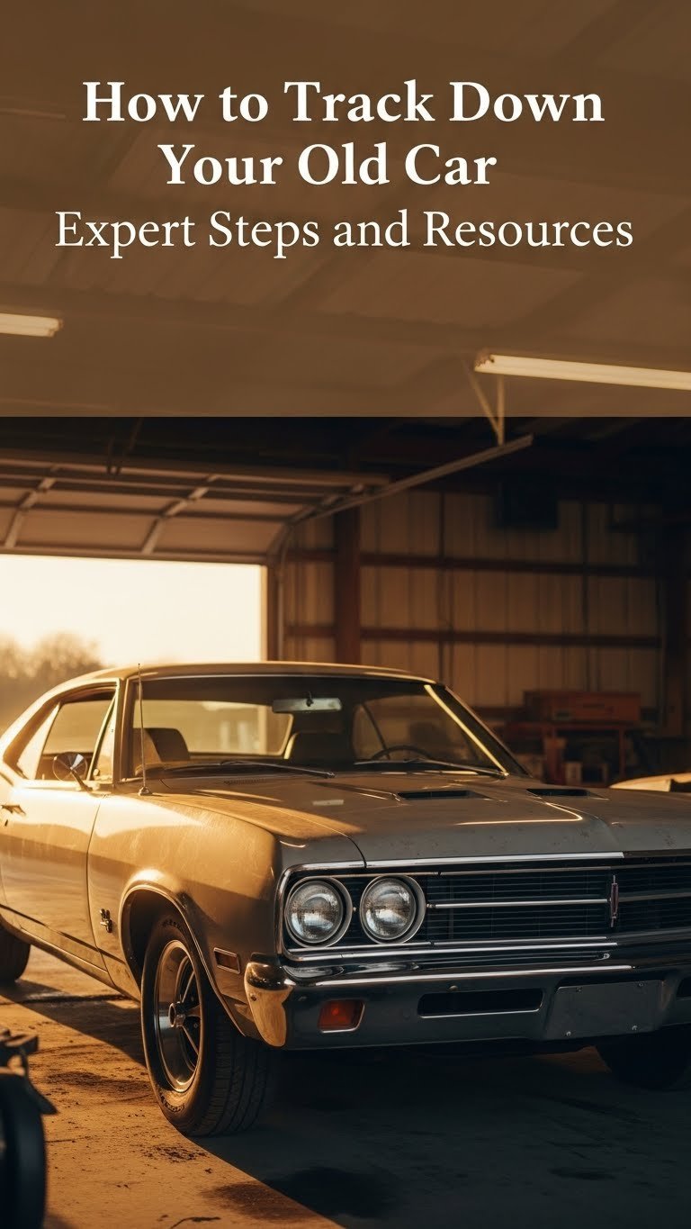 how to track down my old car