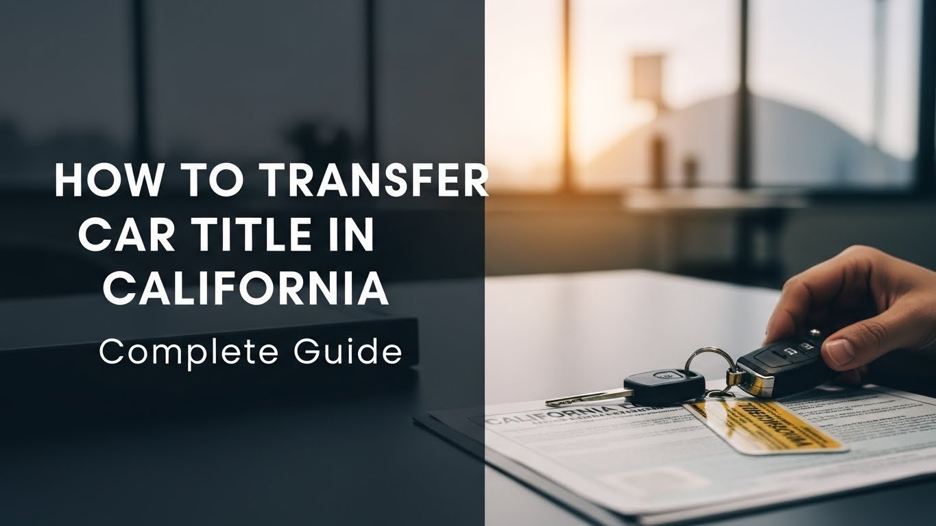 How to Transfer Car Title in California Complete Guide [year]
