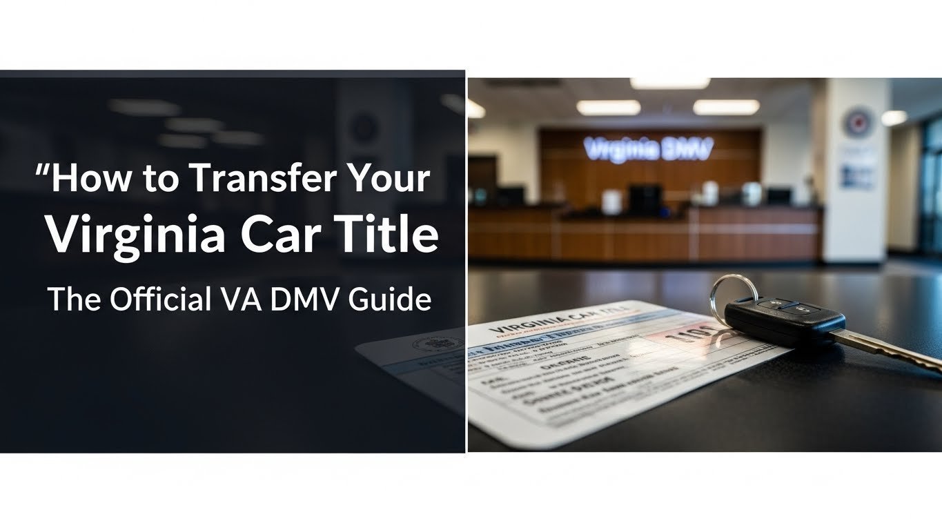 How to Transfer Your Virginia Car Title The Official VA DMV Guide
