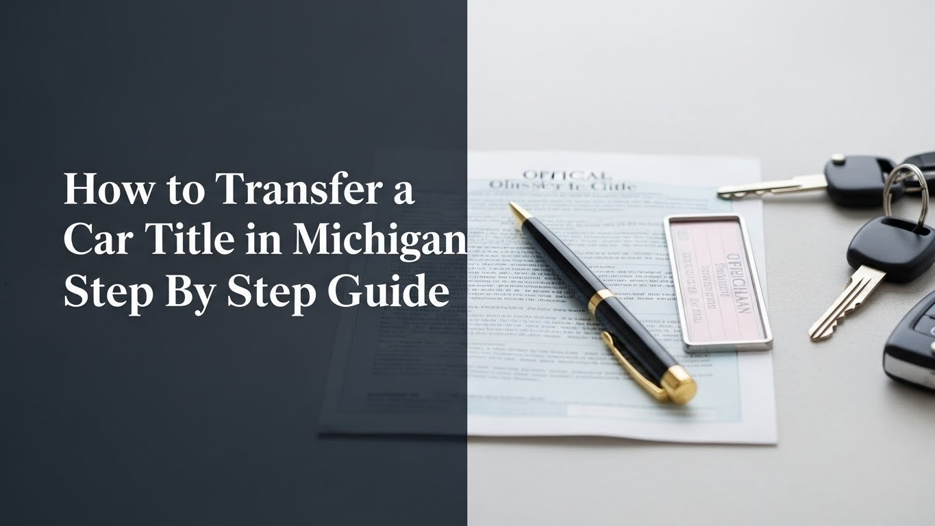 How to Transfer a Car Title in Michigan Step By Step Guide