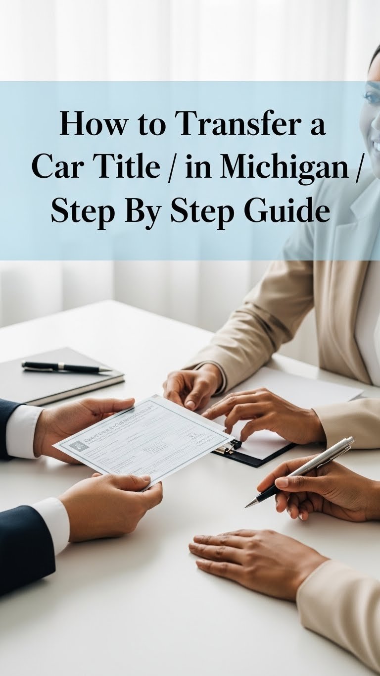 how to transfer a car title in michigan