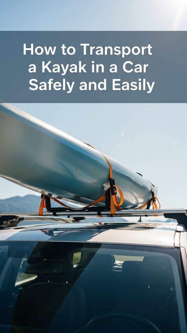 how to transport a kayak in a car