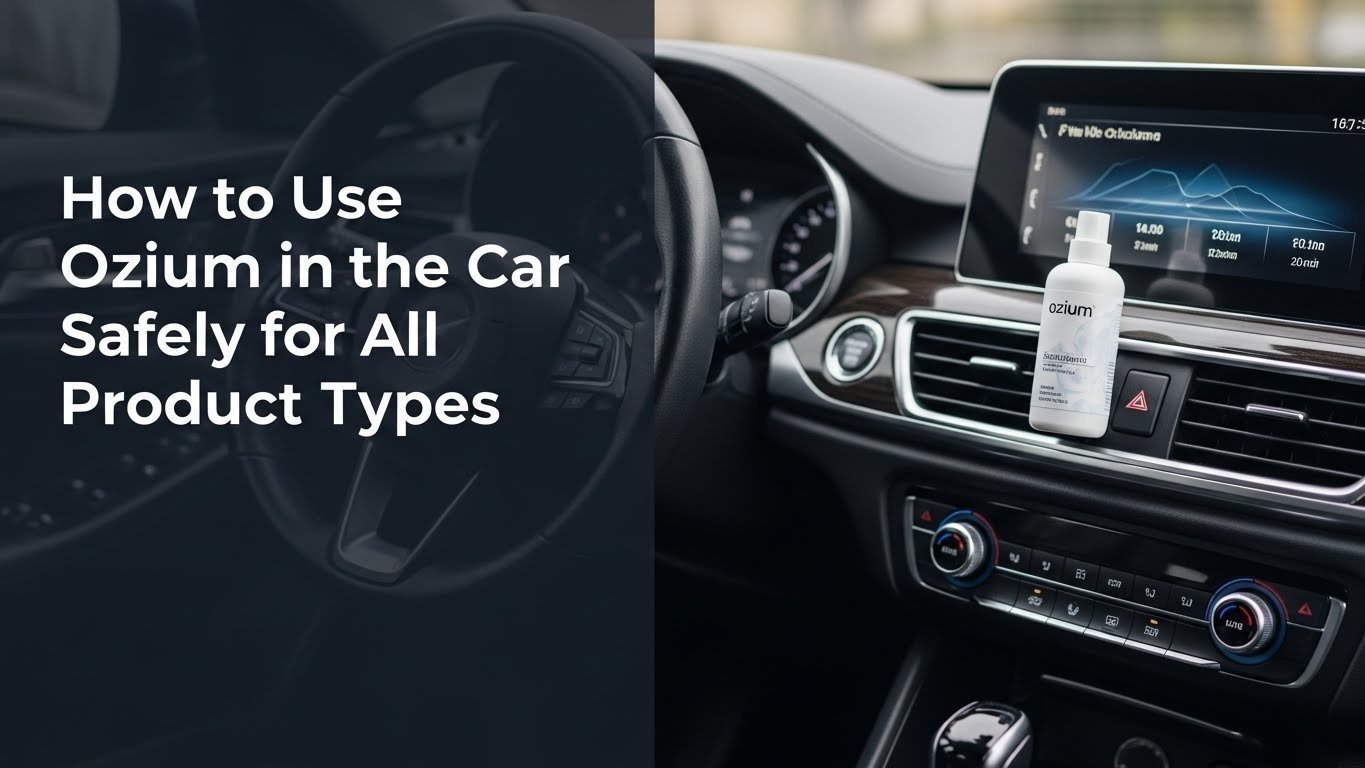 How to Use Ozium in Car Safely for All Product Types