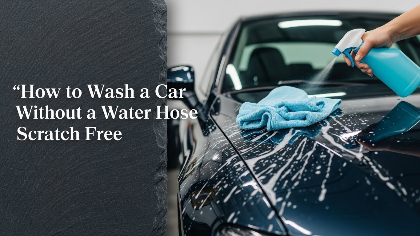 How to Wash a Car Without a Water Hose Scratch Free