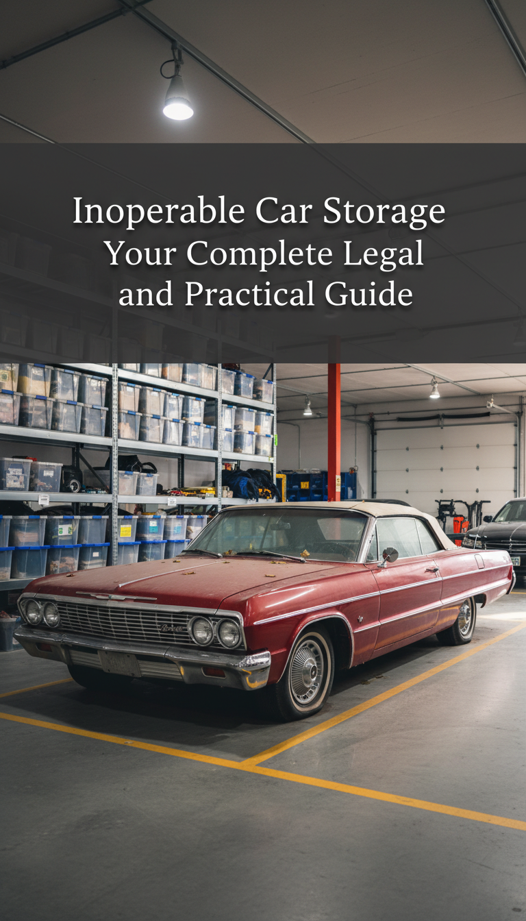 where to store an inoperable car