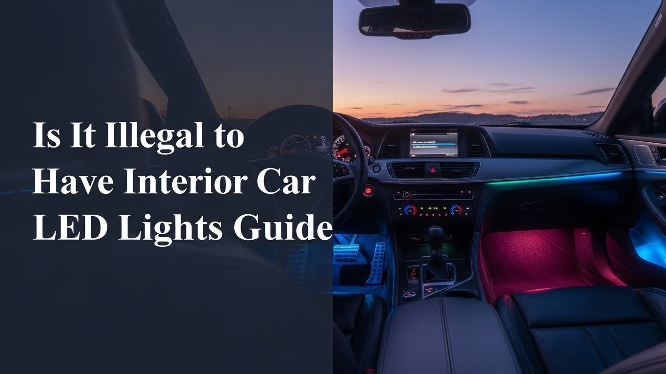 Is It Illegal to Have Interior Car LED Lights Guide