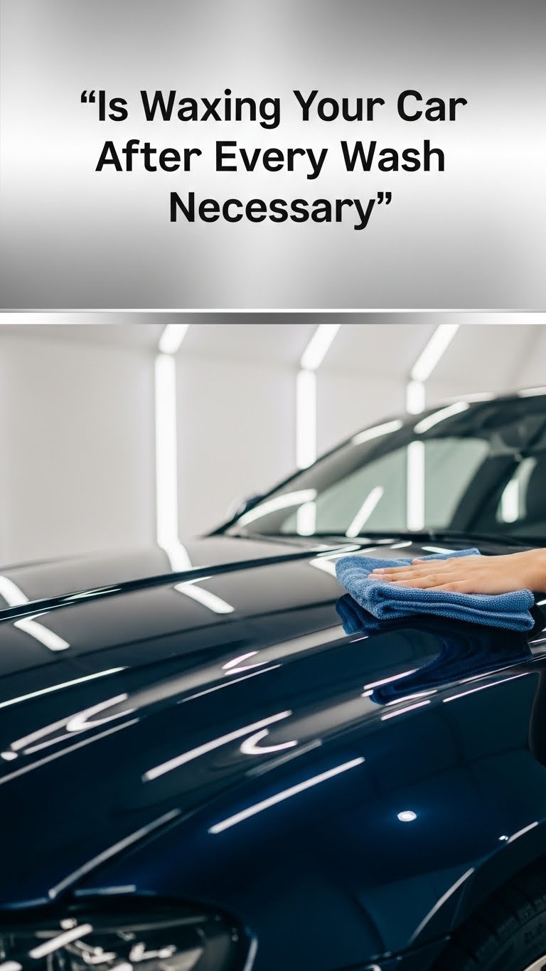 should i wax my car after every wash