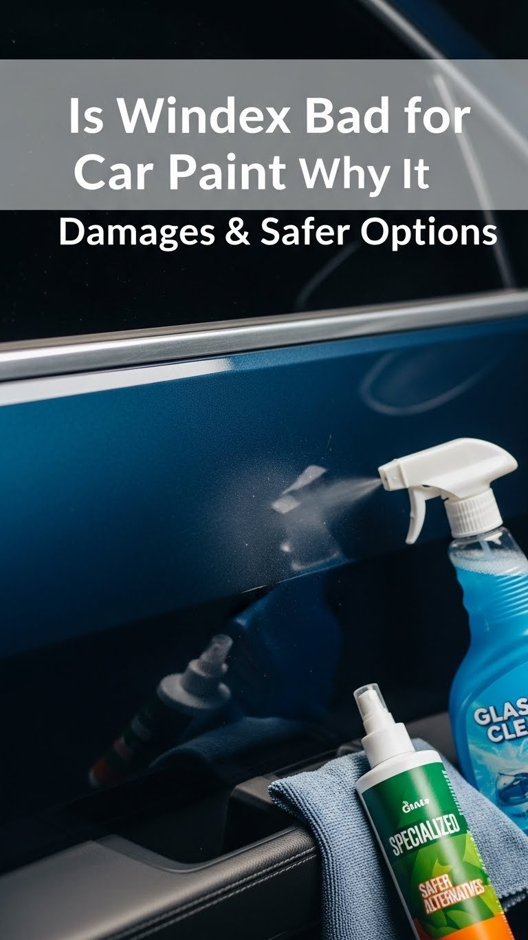 is windex bad for car paint