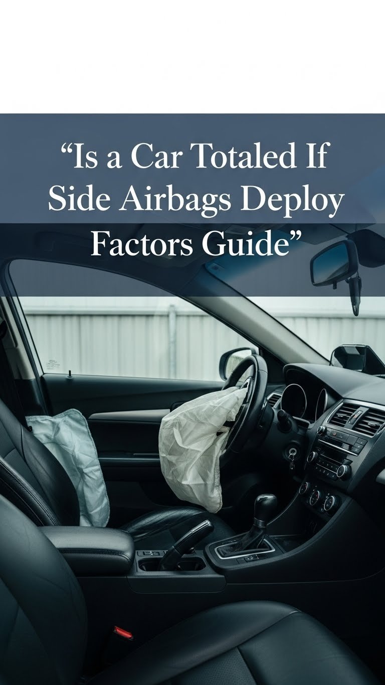 Is a Car Totaled If Side Airbags Deploy Factors Guide 1 is a car totaled if side airbags deploy