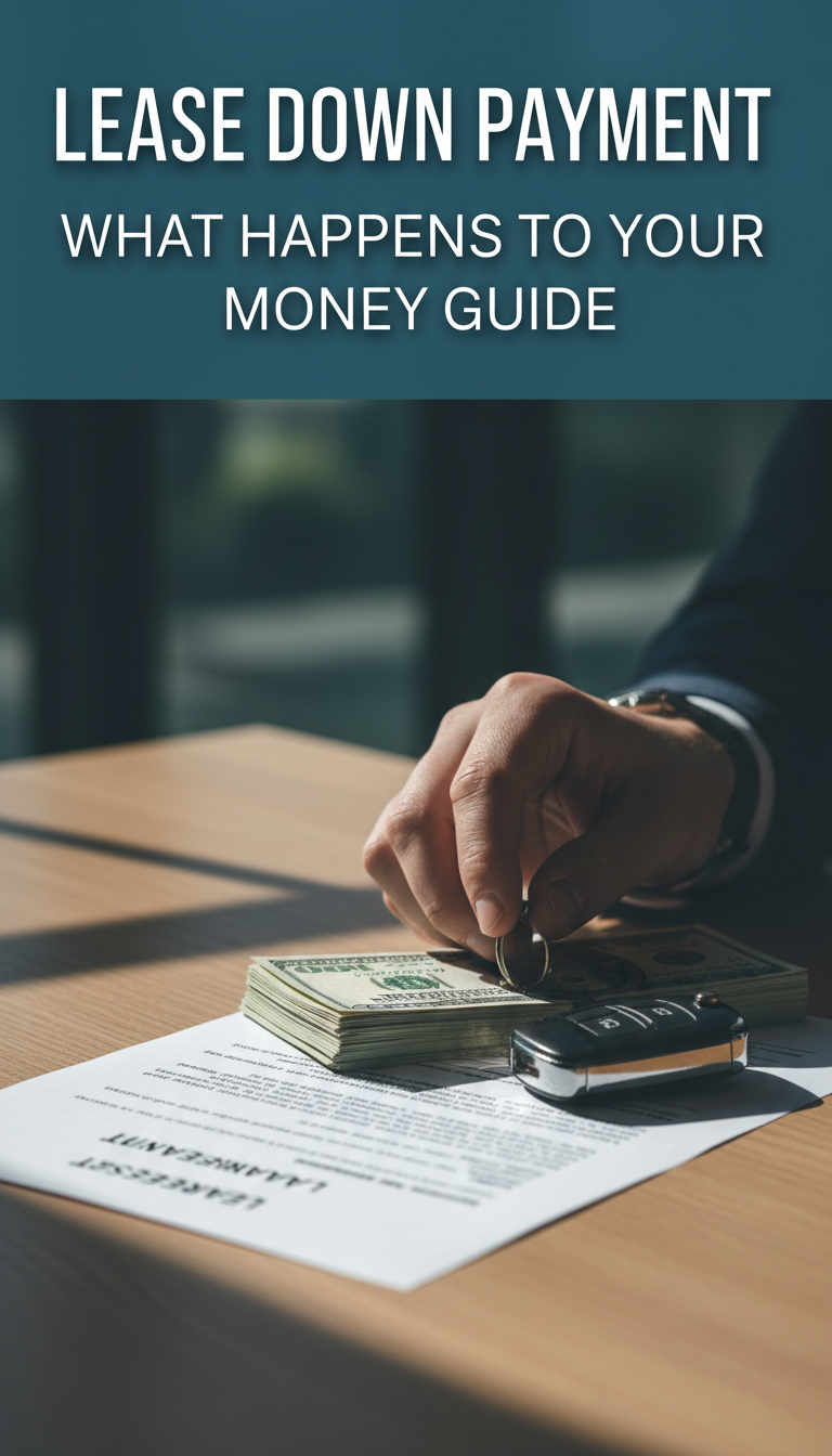 what happens to the down payment on a leased car