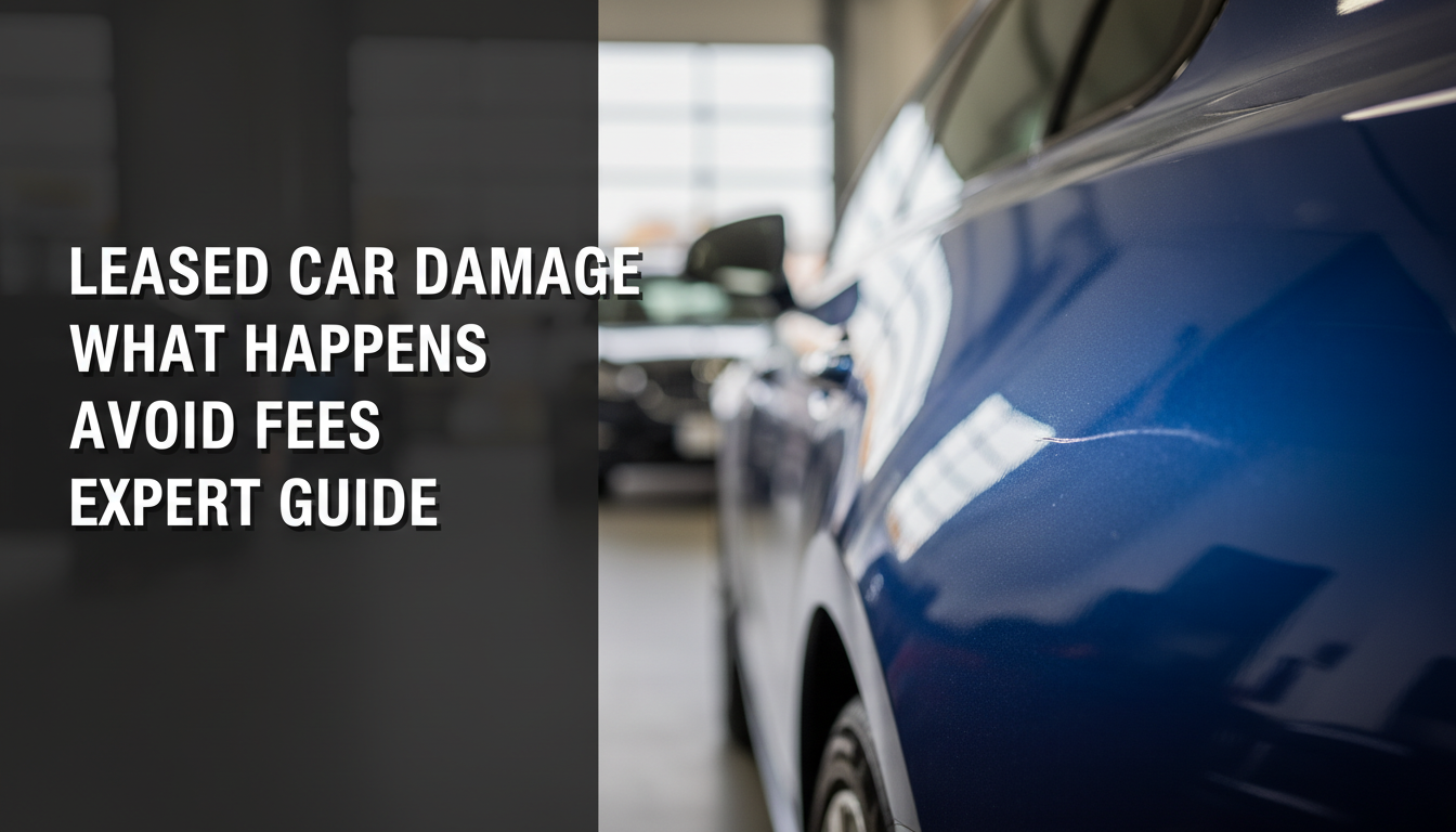 Leased Car Damage What Happens Avoid Fees Expert Guide