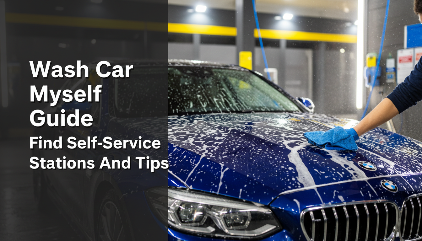 Wash Car Myself Guide Find Self-Service Stations And Tips