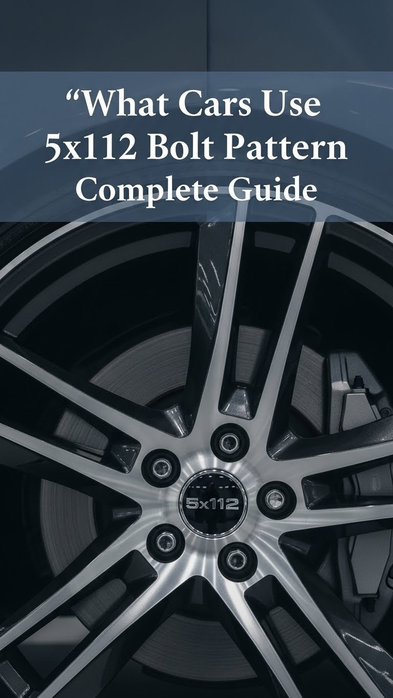 what car uses 5x112 bolt pattern