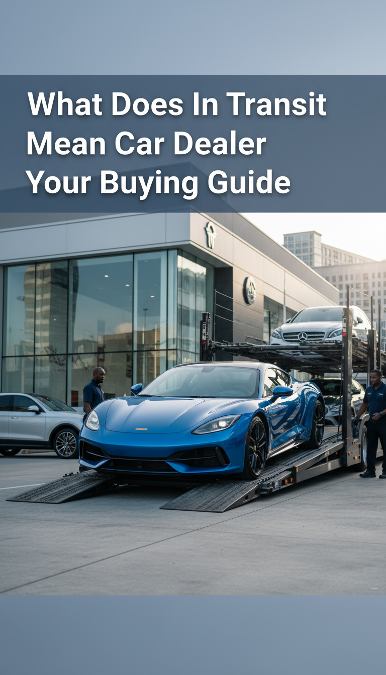 what does in transit mean car dealer