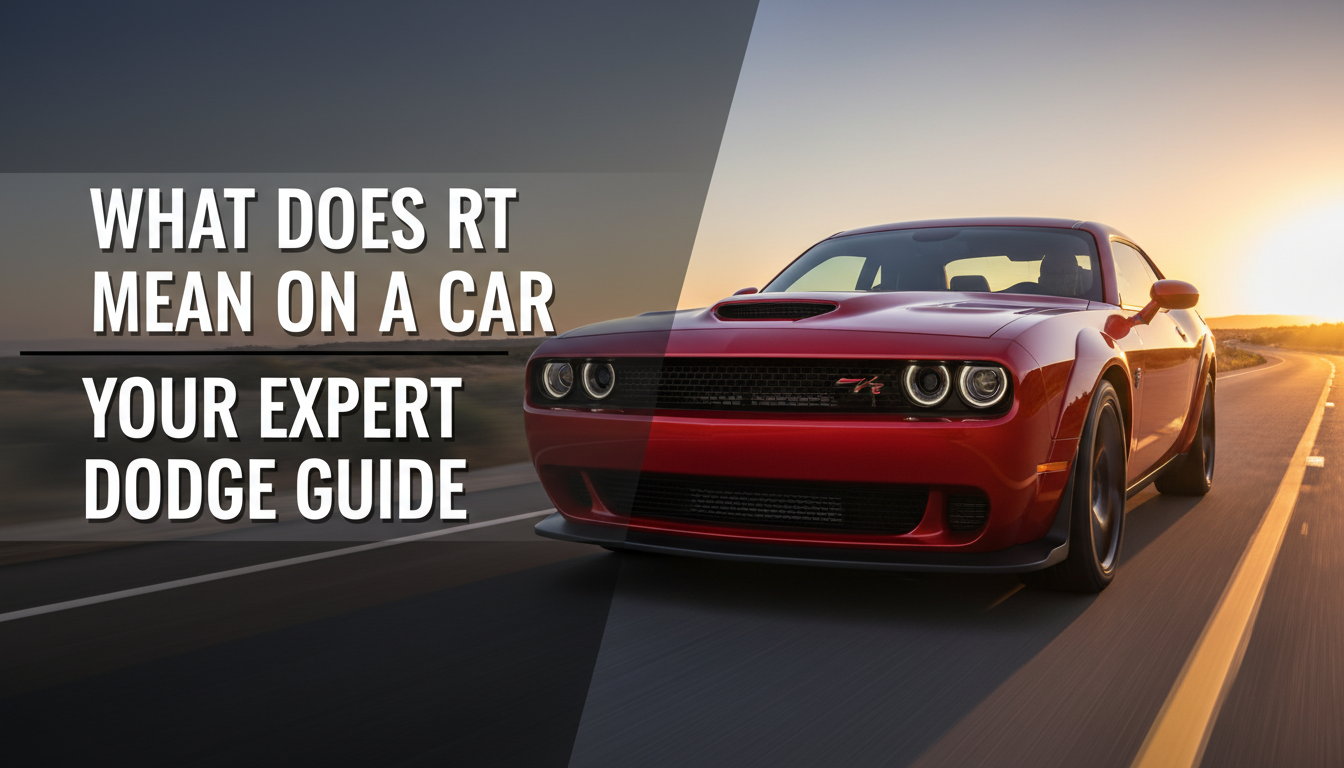 What Does RT Mean on a Car Your Expert Dodge Guide