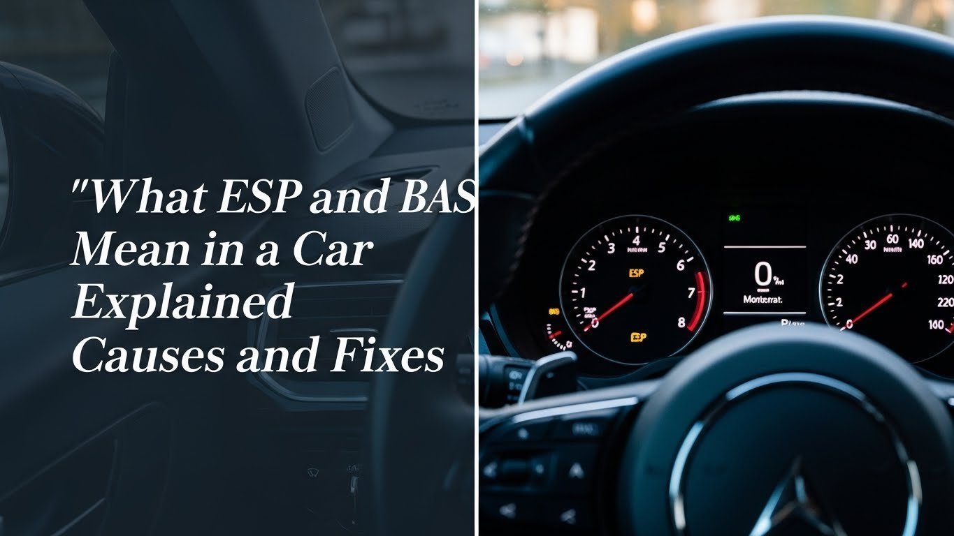 What ESP and BAS Mean in a Car Explained Causes and Fixes
