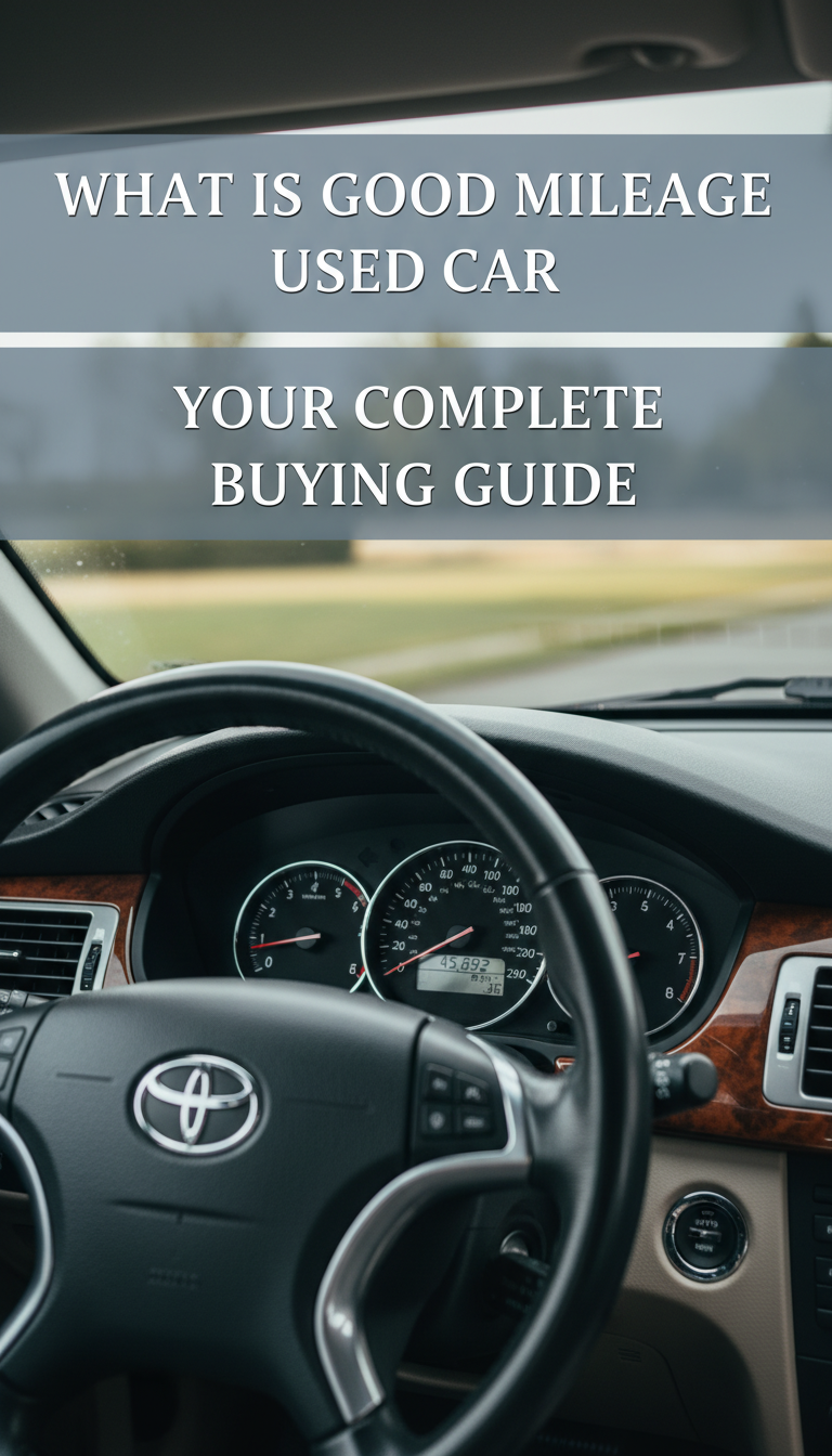 what is a good mileage on a used car