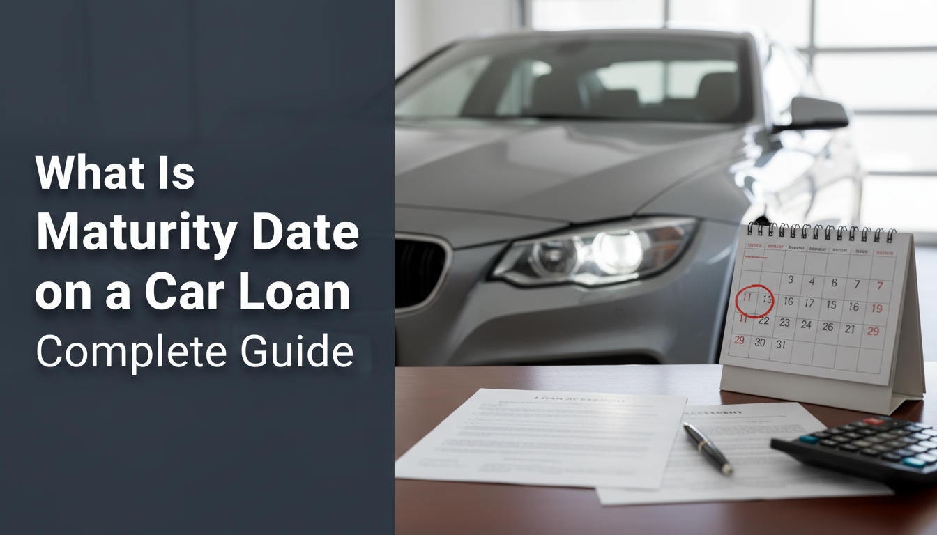 What Is Maturity Date on a Car Loan Complete Guide