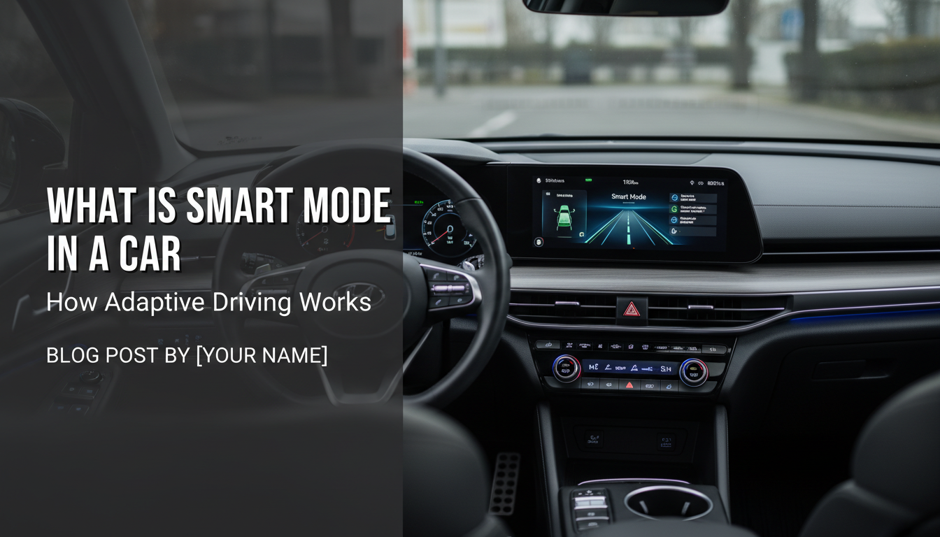 What Is Smart Mode in a Car How Adaptive Driving Works