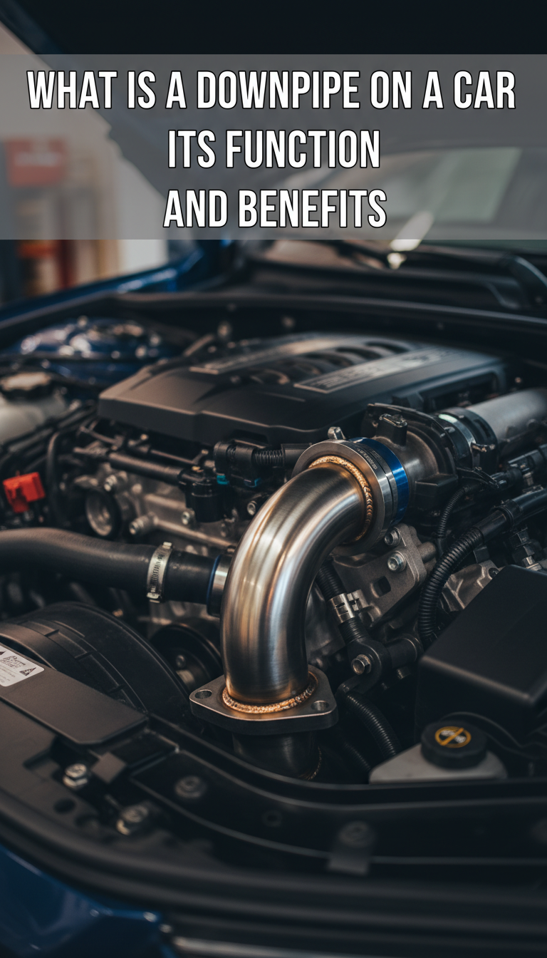 what is a downpipe on a car